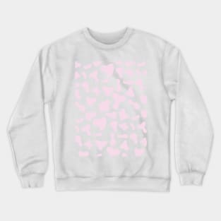 Pink Dairy Cow Print Pattern Crewneck Sweatshirt